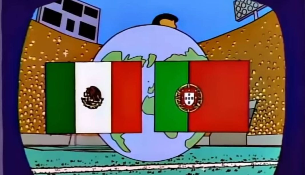 México vs Portugal, la final del Mundial predicen los Simpsons