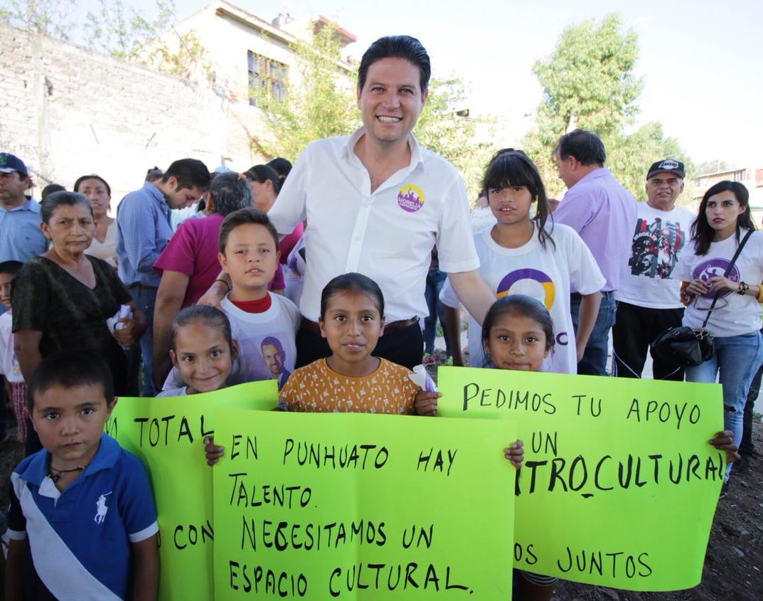 Habitantes del Punhuato tendrán nuevo espacio deportivo