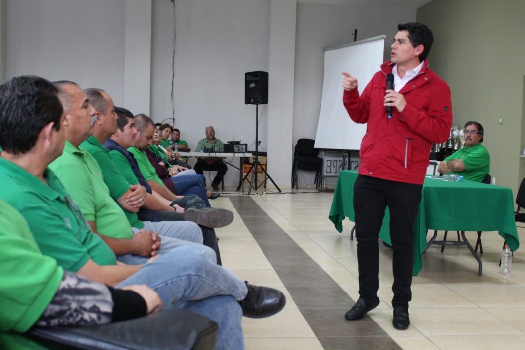 Ixtláhuac sostiene reunión con delegados sindicales del STASPE