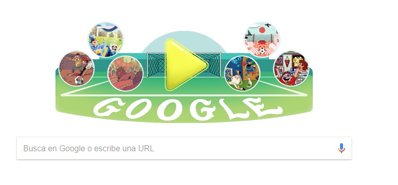 Google presenta segundo doodle del Mundial Rusia 2018