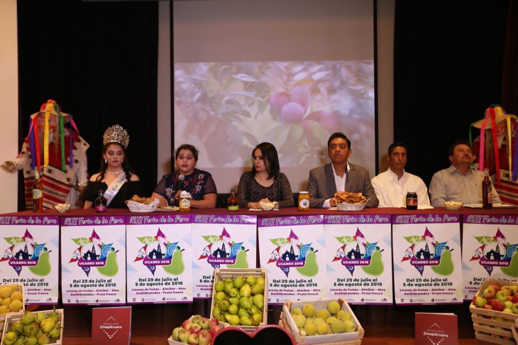 Presentan XLII Feria de la Pera Ucareo 2018