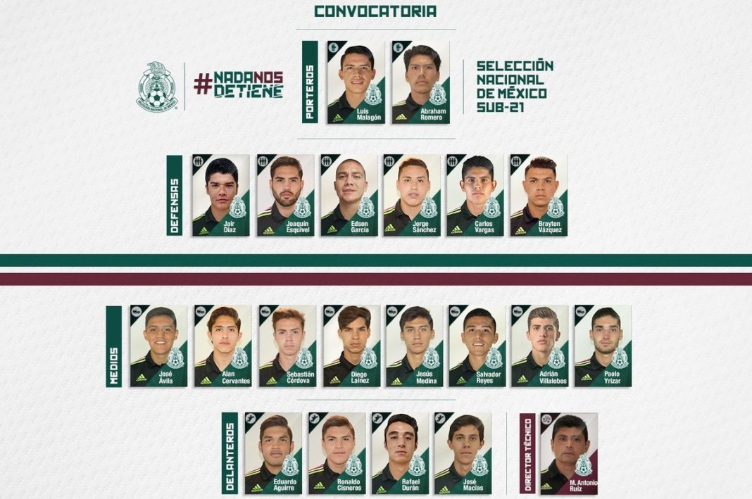 México presenta a su equipo de futbol en JCC 2018