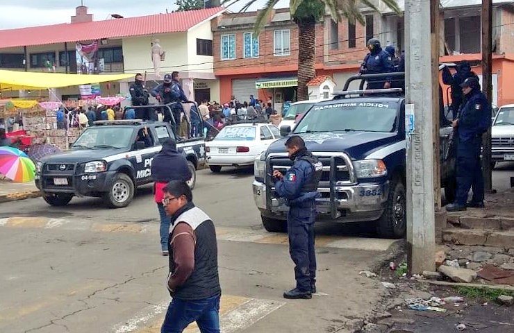 Resguardan votación en Nahuatzen