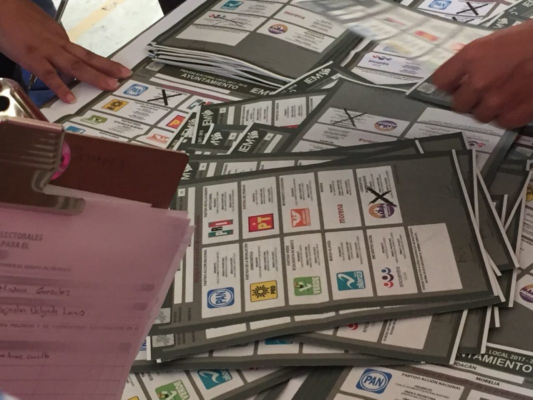 Inicia recuento de votos para ayuntamiento de Morelia en 57 paquetes electorales