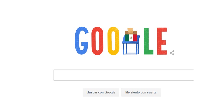 Presenta Google doodle especial por la jornada electoral 2018