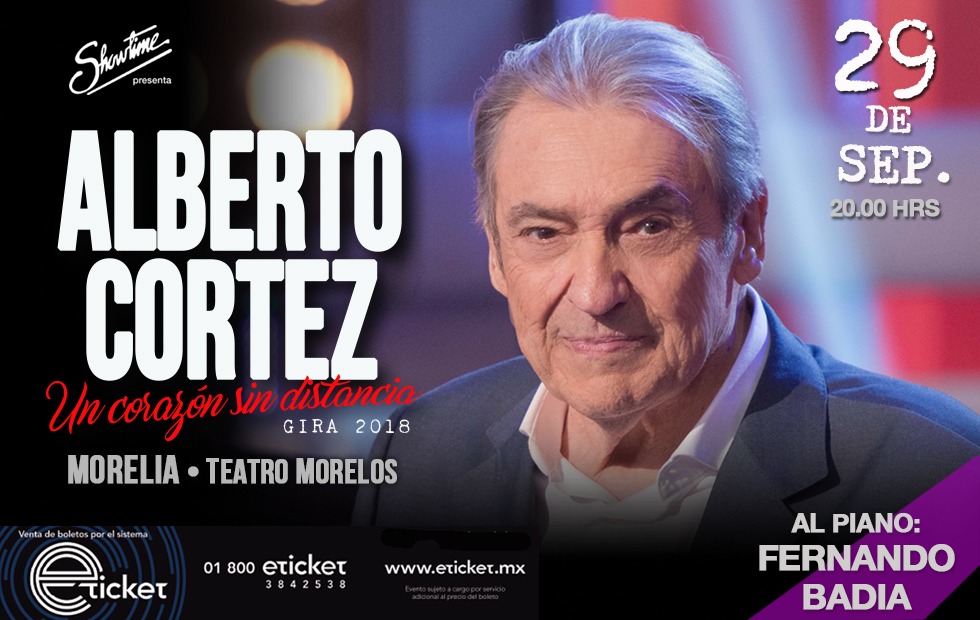 Llegará Alberto Cortez a Morelia con su gira “Un Corazón Sin Distancia”