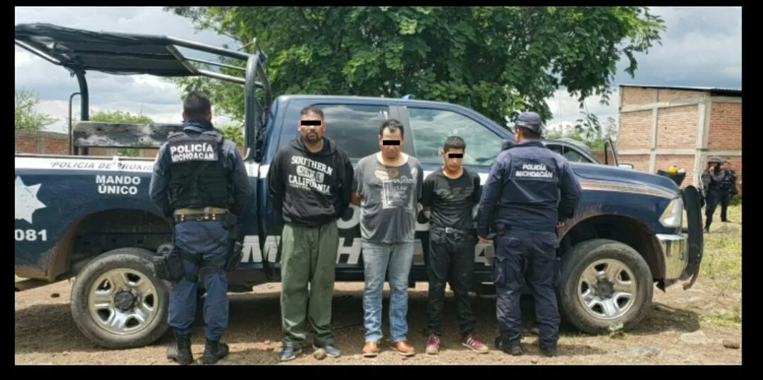 Detiene Policía Michoacán a 7 con droga