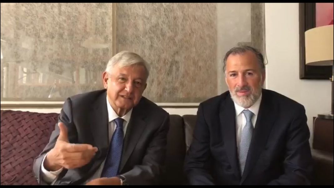 AMLO califica como bueno y honorable a Meade en reunión