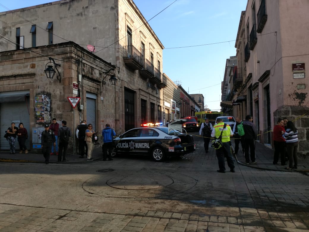 Se registra incendio en la Plaza de la Tecnología