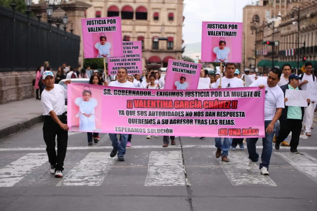 Familiares de Valentina claman justicia por su asesinato