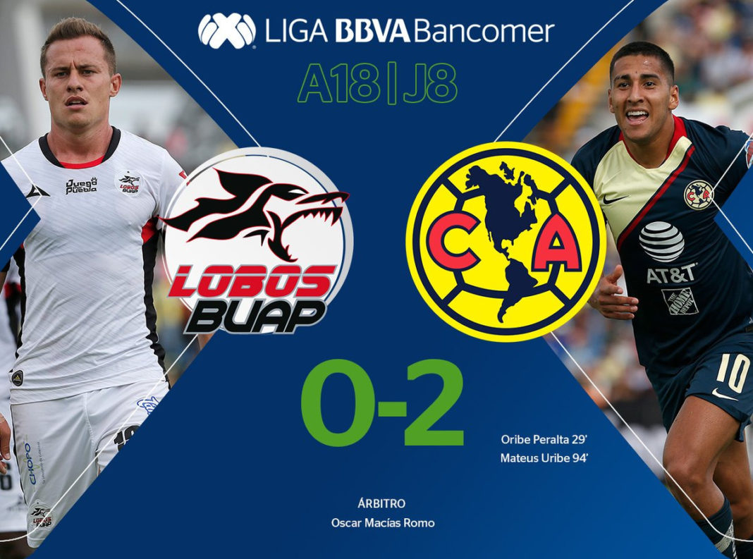 Las Águilas del América hunden a Lobos BUAP