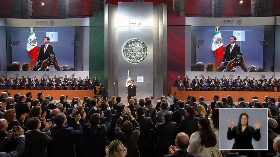 Emite EPN mensaje de su último informe de gobierno