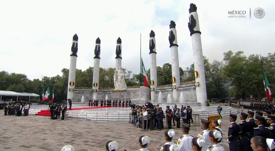 Conmemoran 171 años de la gesta heroica de los Niños Héroes