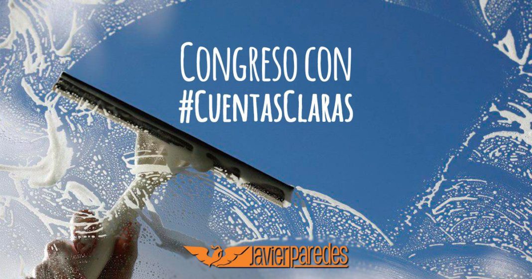 Vamos a transparentar al Congreso: Javier Paredes