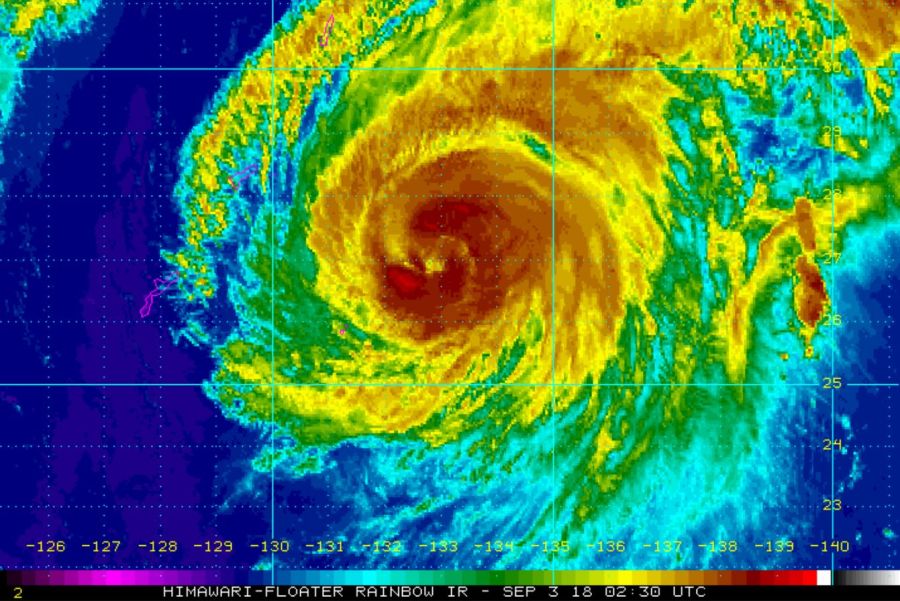 En alerta en Japón por el tifón Jebi