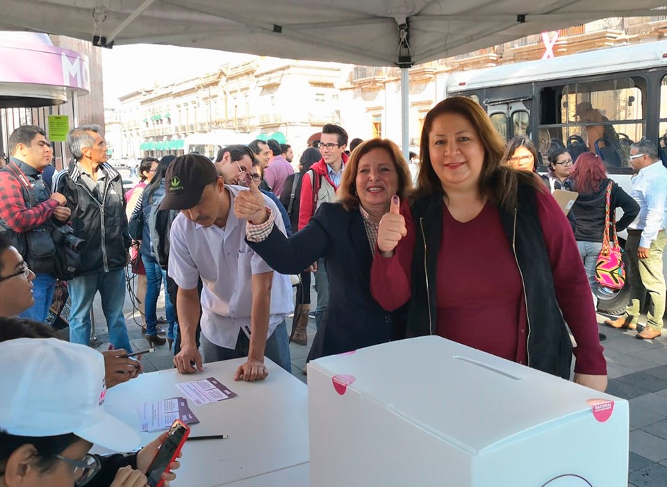 Cristina Portillo en contra del nuevo aeropuerto en Texcoco