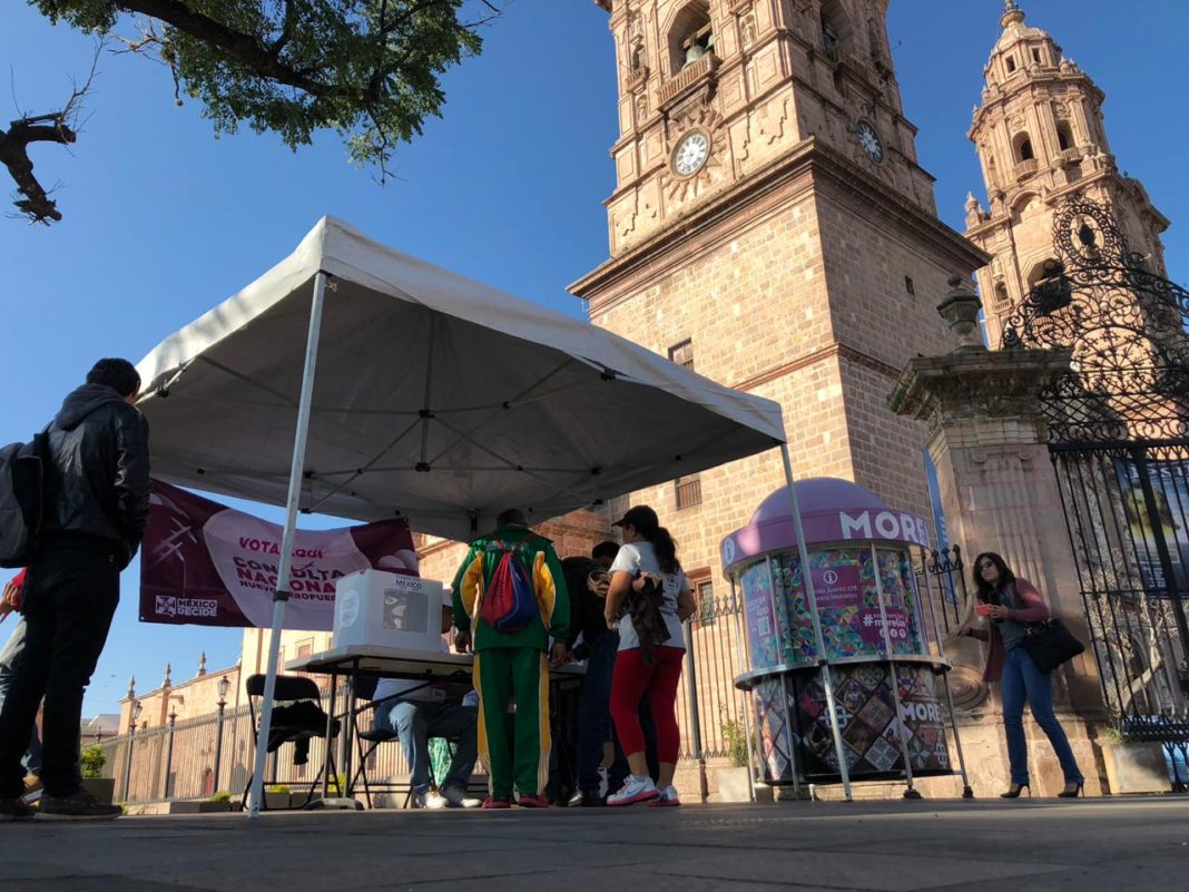 Poca participación de morelianos en Consulta Ciudadana