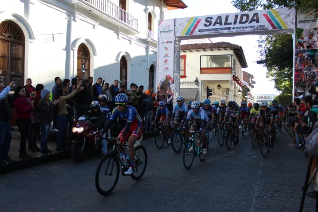 En Uruapan, arranca penúltima vuelta ciclista