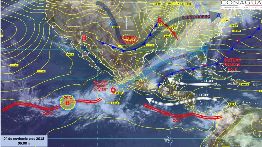 Alerta en el estado por tormenta tropical