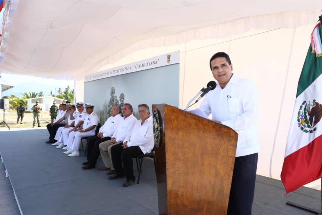 Nueva estación naval garantizará seguridad en la costa michoacana: Silvano