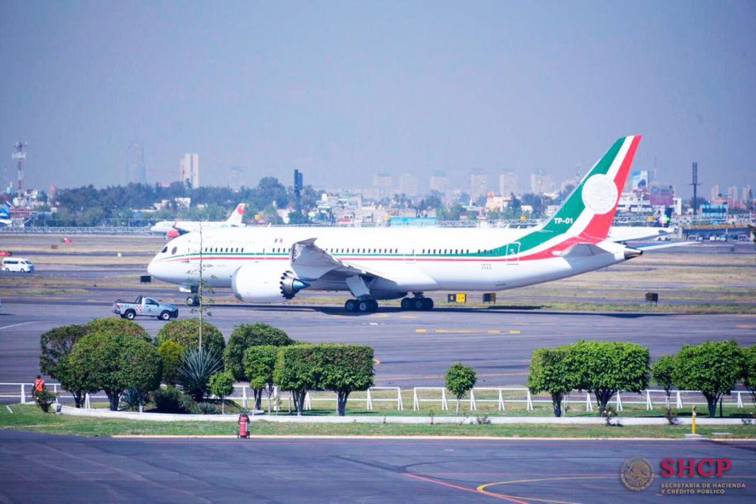 Trasladan Avión Presidencial fuera de México para su venta