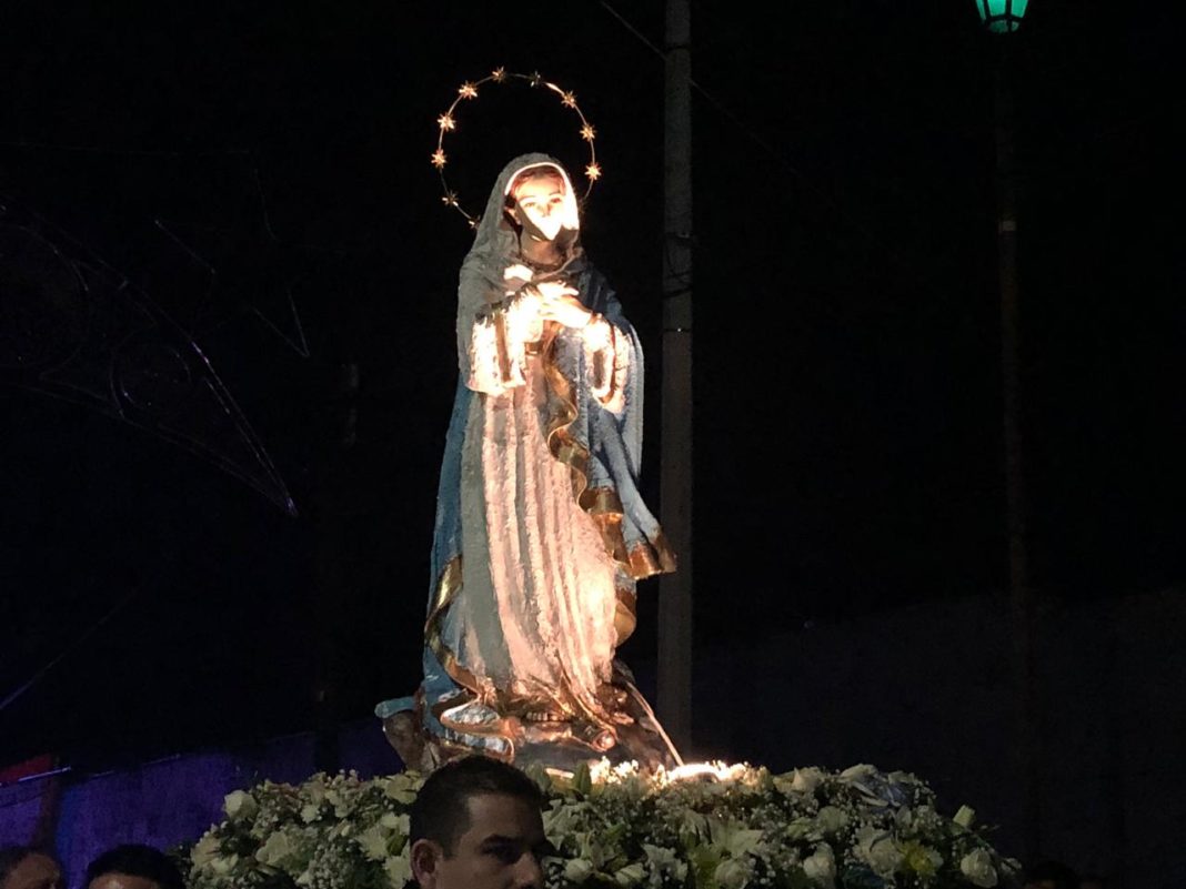 Inicia festividad de la Inmaculada Concepción