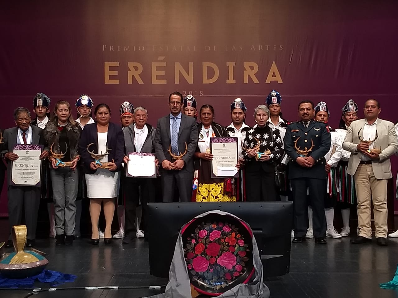3 artistas michoacanos reciben el Premio Estatal de las Artes Eréndira