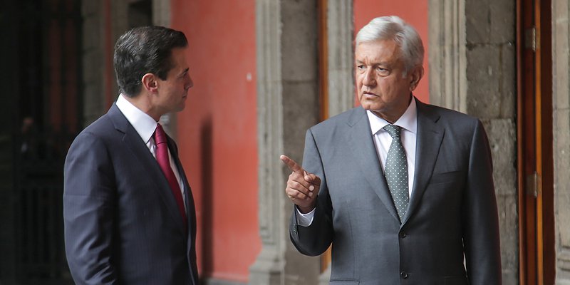 Transmisión en vivo de la Transición Presidencial en México, Enrique Peña Nieto - Andrés Manuel López Obrador.