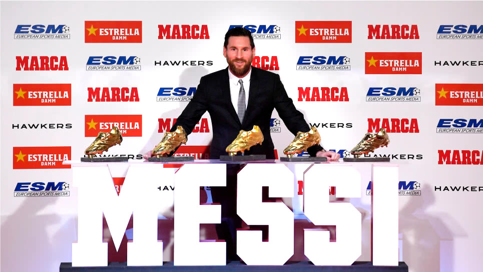 ¿Qué reloj usó Messi al recibir la Bota de Oro?