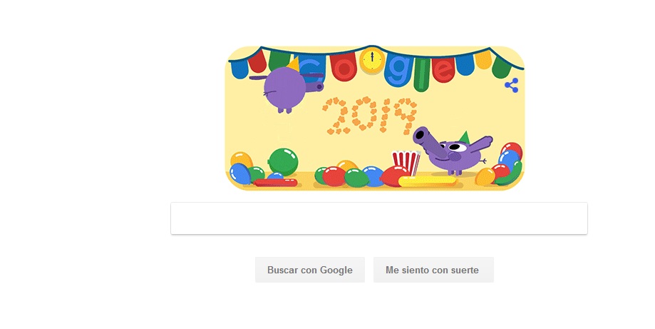 Google presenta el primer doodle de 2019