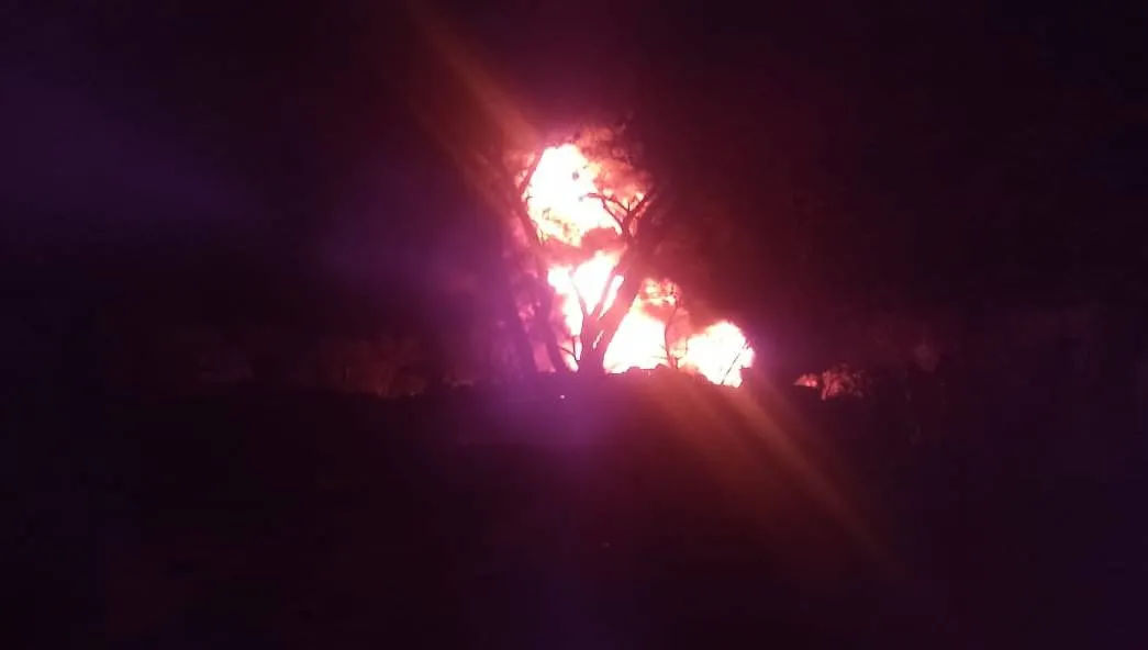 En Querétaro se incendia otro ducto de Pemex