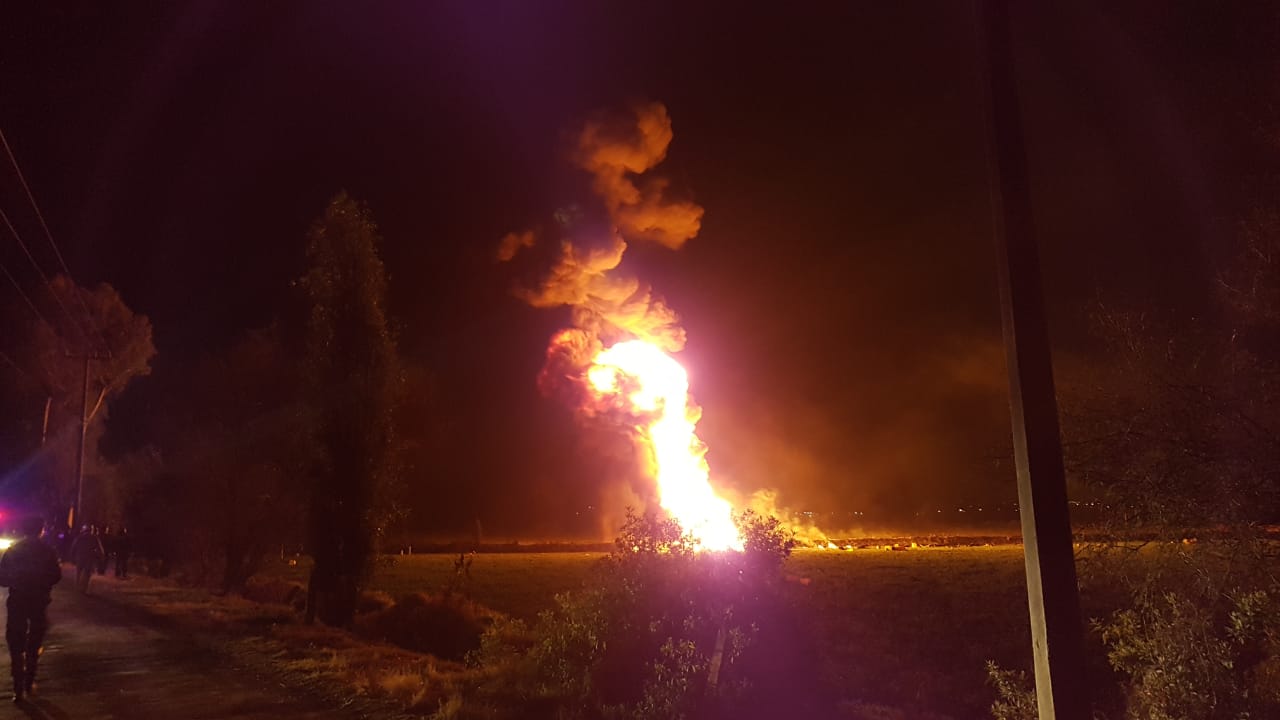 Explota ducto de Pemex en Tlahuelilpan