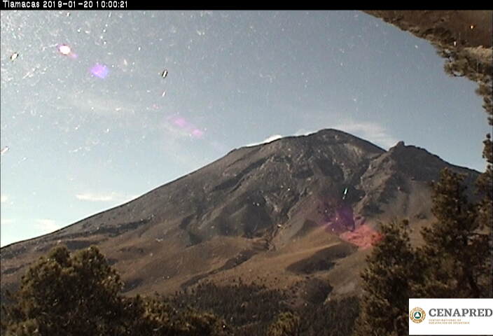 Registran el Popocatépetl 224 exhalaciones