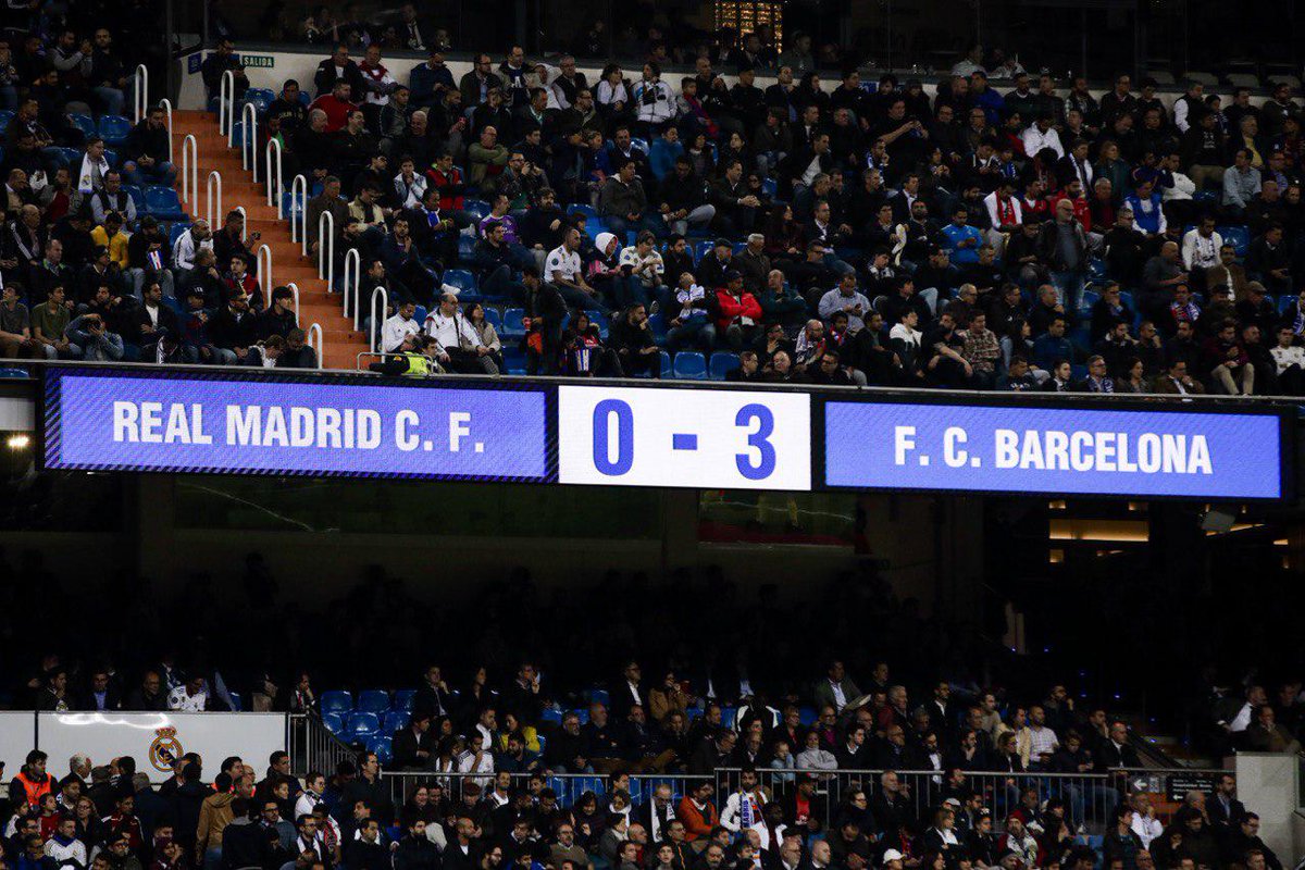 Barcelona golea al Real Madrid