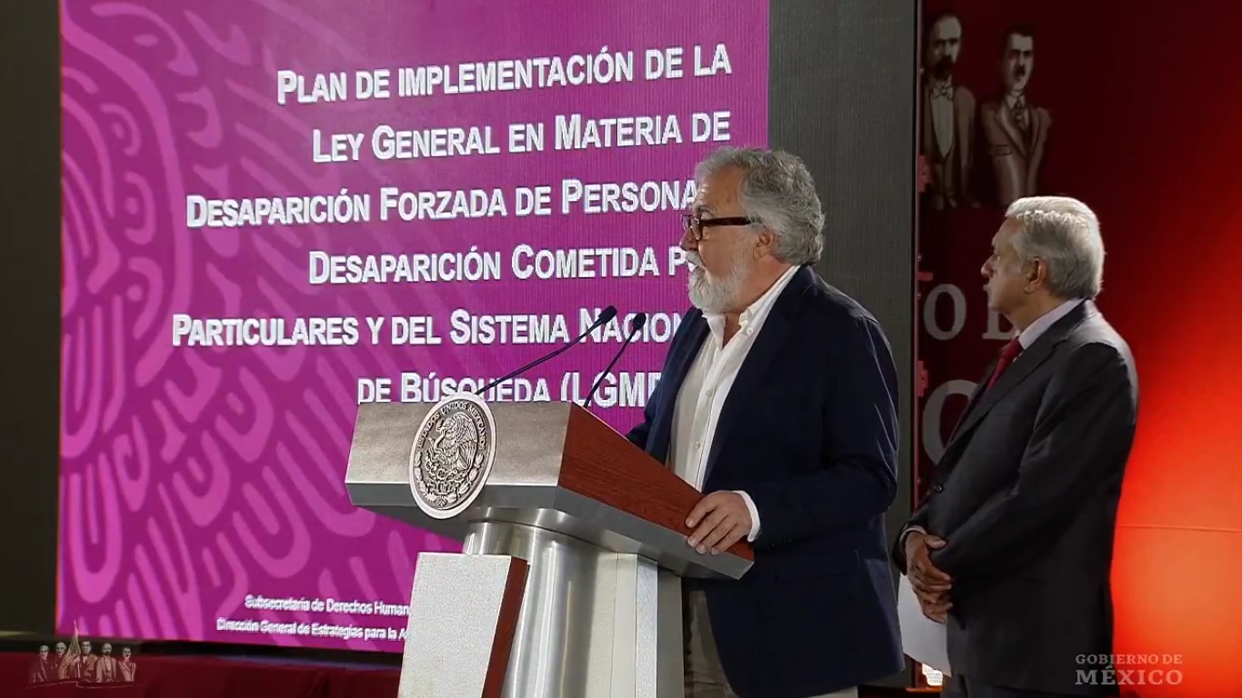 Anuncian estrategia en materia de desaparición forzada