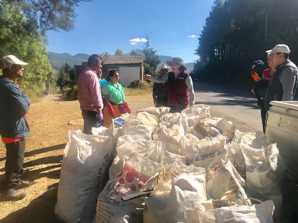 Emprende Mayela Salas limpieza de carreteras en Michoacán