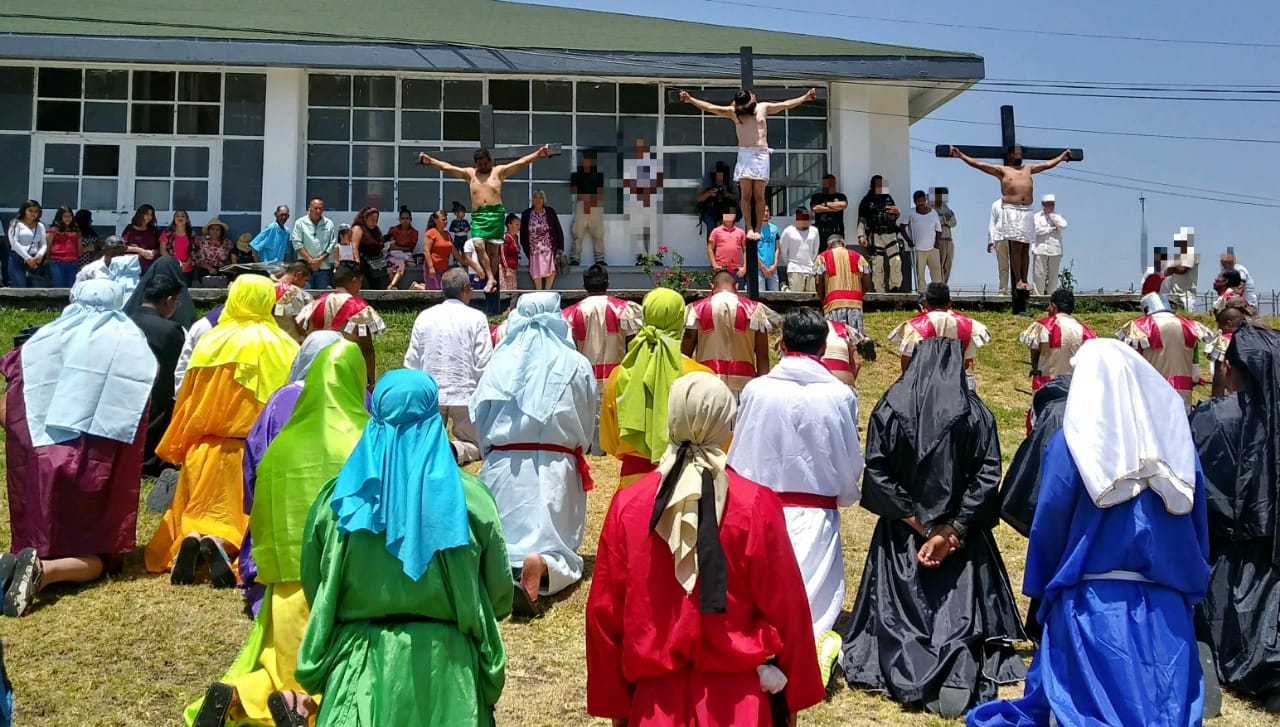 Centros Penitenciarios realizan representación de Viacrucis