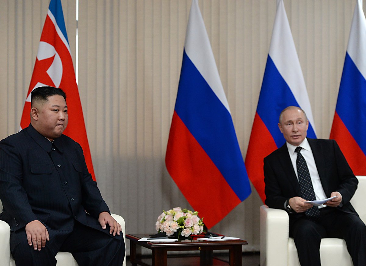 Inicia encuentro entre presidentes de Rusia y Corea del Norte