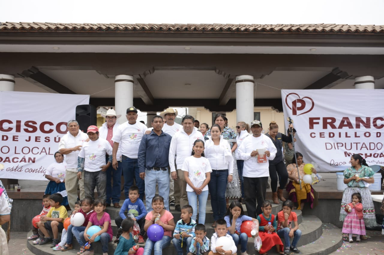 Desarrollo de niñas y niños en Michoacán, prioridad para diputado Francisco Cedillo