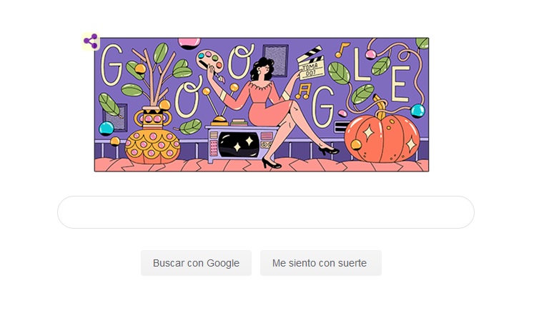 Recuerda Google a Evangelina Elizondo