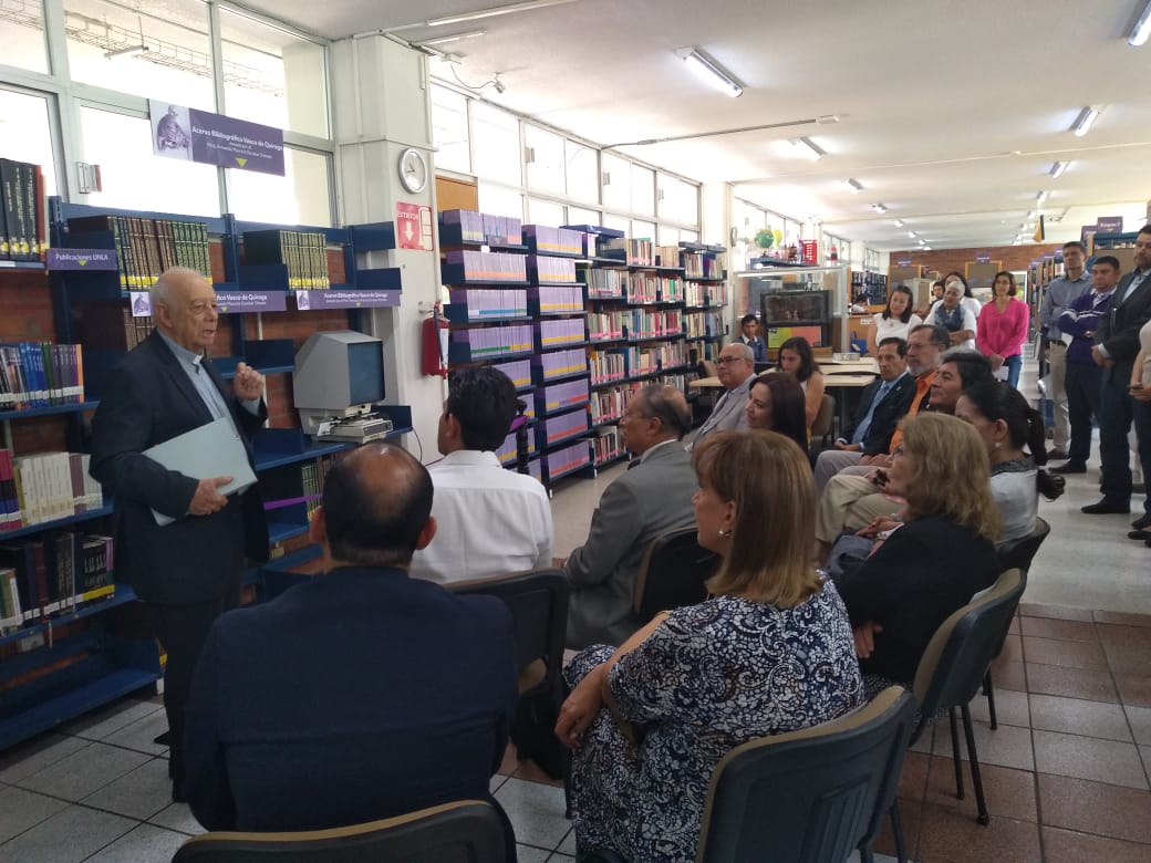 La UNLA inaugura acervo bibliográfico de Vasco de Quiroga