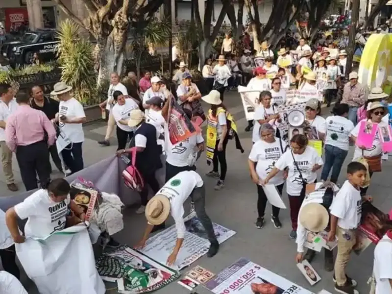 Durante la Quinta Caravana Internacional de Búsqueda se localizaron 43 restos óseos en una fosa clandestina en Aquila y se documentaron 40 nuevos casos de desaparecidos en Michoacán