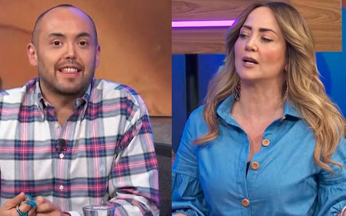 Andrea Legarreta le pone un alto en vivo a Mauricio Clark