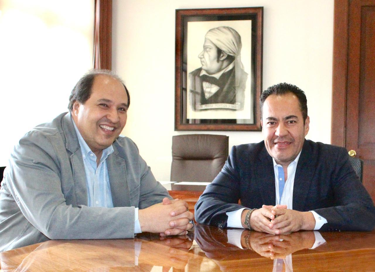 Carlos Herrera se reúne con Lázaro Cárdenas en Palacio Nacional