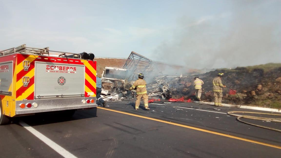 Atiende PC estatal accidente en Autopista Cuitzeo – Pátzcuaro