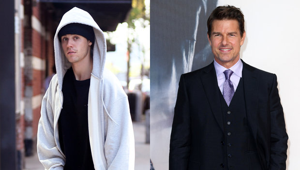 Reta Justin Bieber a Tom Cruise