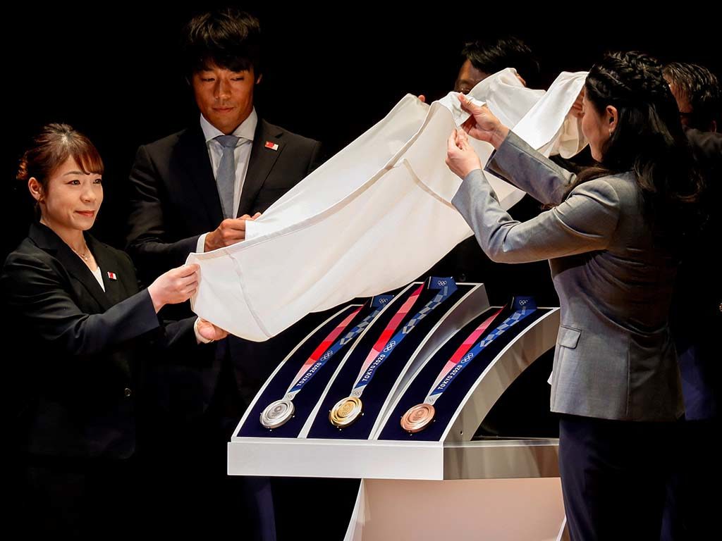 Así son las medallas para Tokio 2020