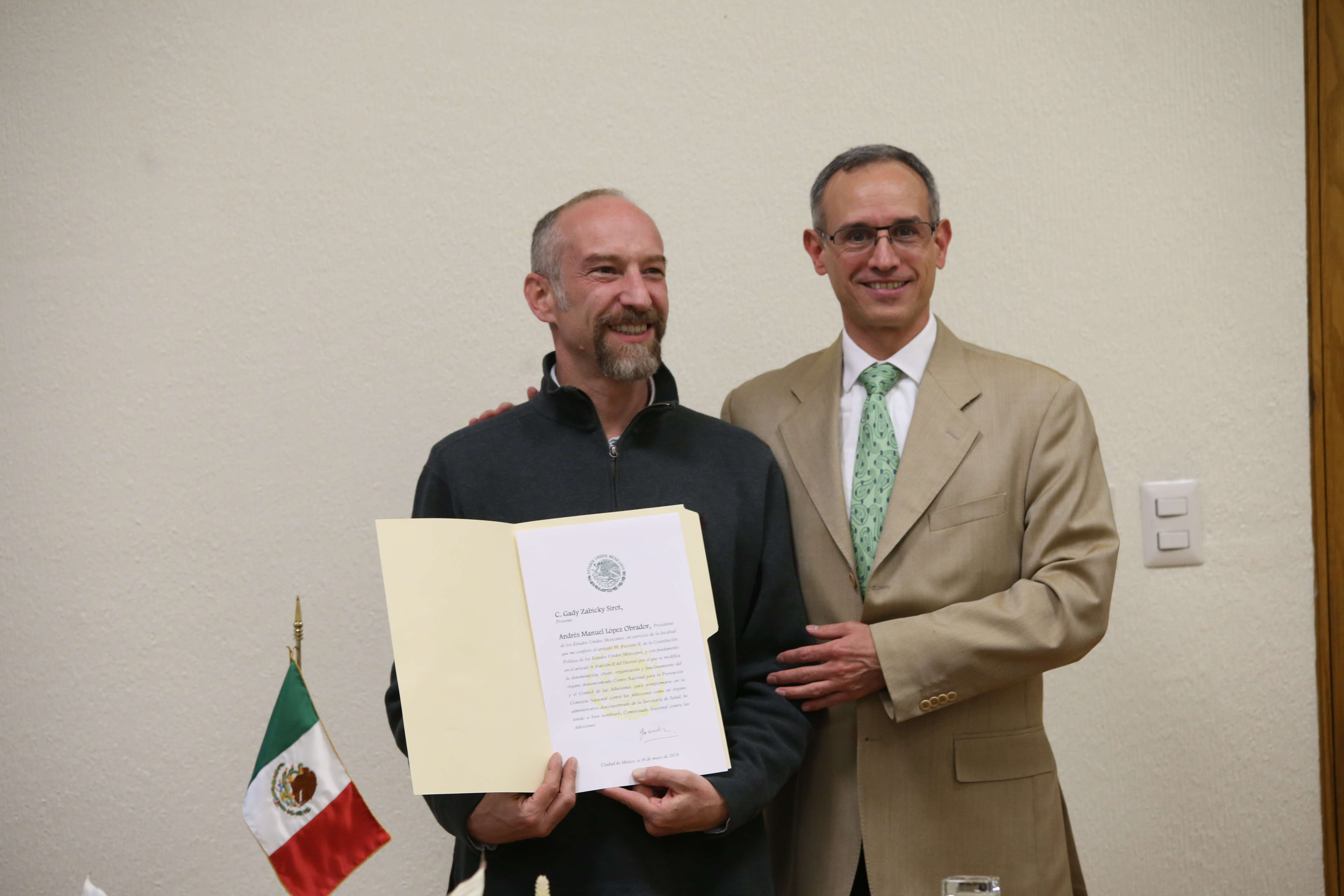 Gady Zabicky Sirot, nuevo Comisionado Nacional contra las Adicciones