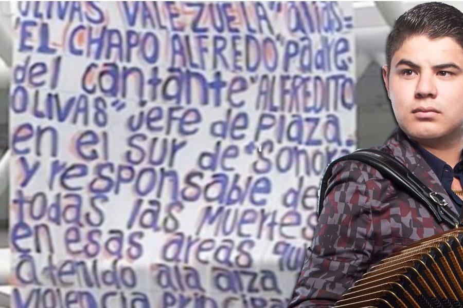 Alfredo Olivas es amenazado de muerte por grupos criminales