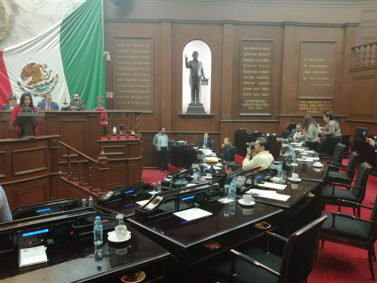 Sin quórum legal de desarrolla sesión en el Congreso de Michoacán
